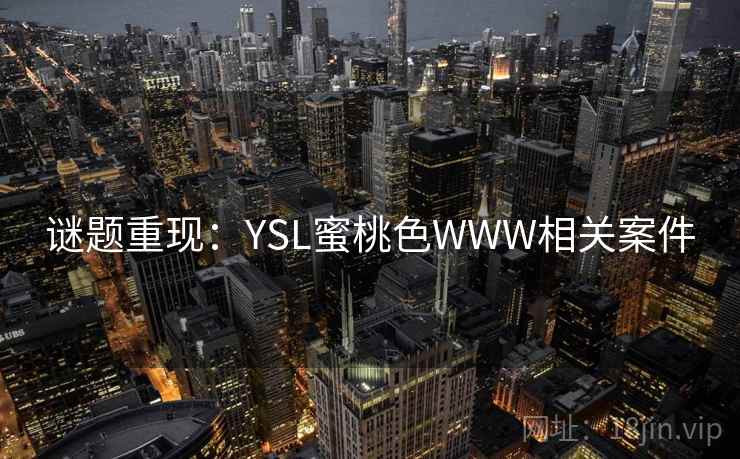 谜题重现：YSL蜜桃色WWW相关案件